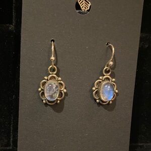 Sterling Silver Moonstone Earrings